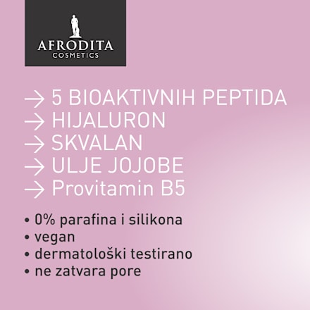 5 Peptide hidratantna krema za lice AFRODITA