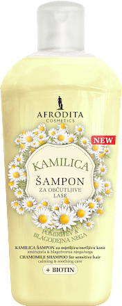 Šampon za osjetljivu kosu – Kamilica  AFRODITA