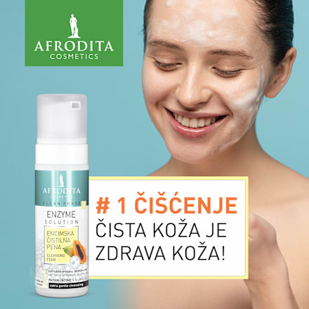 CLEAN PHASE 1, ENZYME SOLUTION enzimska pena za čišćenje lica  AFRODITA