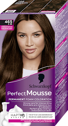 barva na vlasy Čokoládově hnědý 465 Schwarzkopf Perfect Mousse