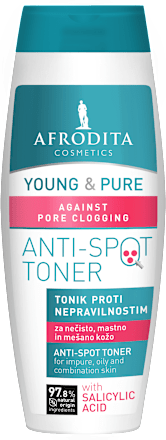 Osvežilni tonik YOUNG & PURE  AFRODITA