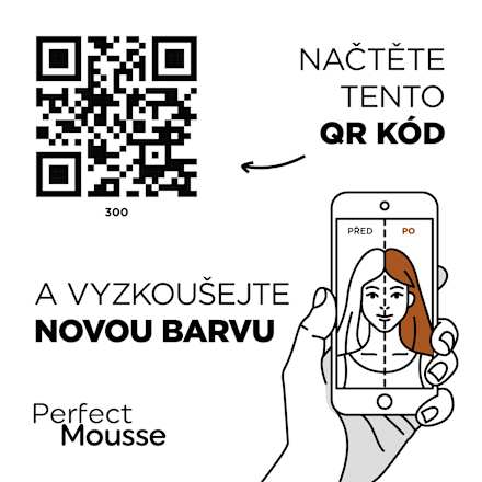 barva na vlasy Černohnědý 300 Schwarzkopf Perfect Mousse