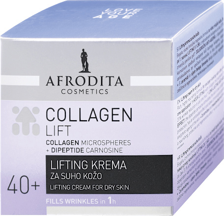 Lifting krema za suho kožo Collagen Lift AFRODITA
