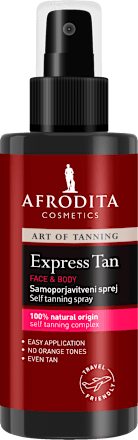 Samoporjavitveni sprej za telo in obraz Express Tan AFRODITA