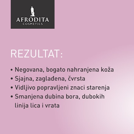 5 PEPTIDE hranjiva krema za lice AFRODITA