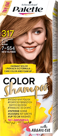 Szampon koloryzujący 317 Orzechowy blond  Palette COLOR Shampoo