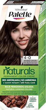 Boja za kosu 4-0 Medium Brown Palette naturals COLOR CREME