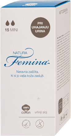 Higienski vložki za inkontinenco Mini Natura Femina