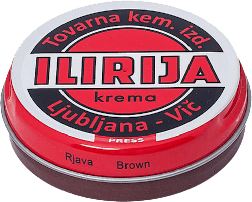 Krema za obuću - smeđa, 30 ml Ilirija