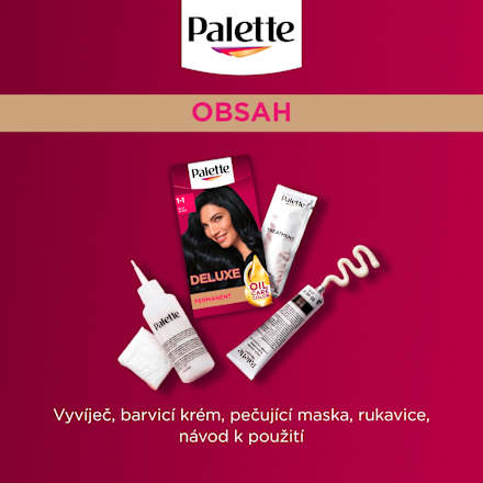 barva na vlasy Modročerný 1-1 Palette DELUXE