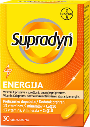 Prehransko dopolnilo Energija Q10 Supradyn