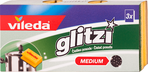 glitzi Medium spužva za čišćenje posuđa vileda