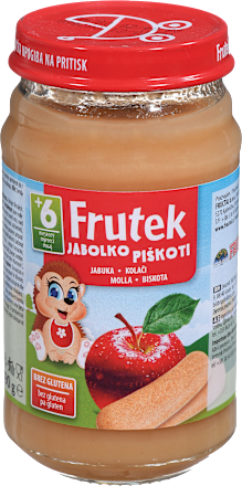 Voćna kašica od jabuke s piškotama, 6. mj. Frutek