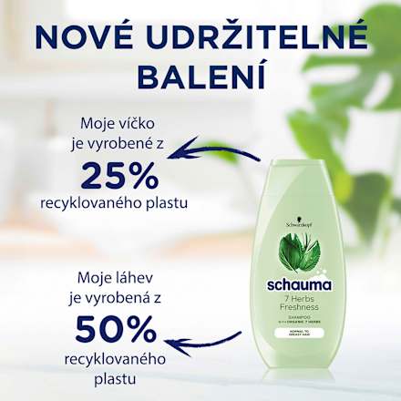šampon na vlasy 7 bylin schauma