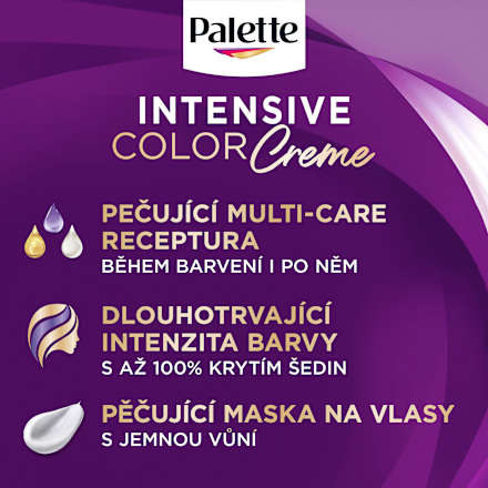 barva na vlasy 4-0 Středně hnědý Palette INTENSIVE COLOR CREME