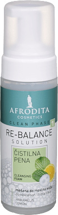 CLEAN PHASE 1 RE-BALANCE pena za čišćenje lica AFRODITA