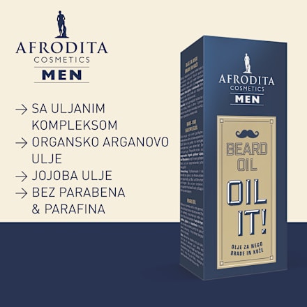 MEN OIL IT!  ulje za bradu  AFRODITA