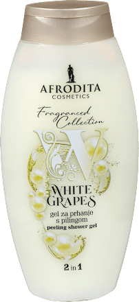 Gel za tuširanje s pilingom White Grapes  AFRODITA