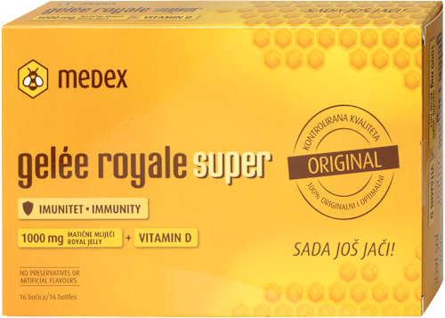 gelee royale super matična mliječ + vitamin D Medex