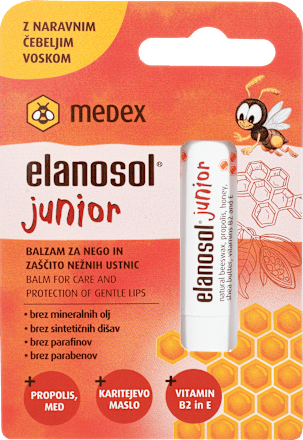 Balzam za ustnice Elanosol Junior Medex