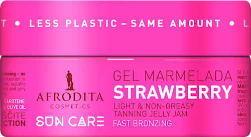 Gel marmelada za hitro pridobivanje zagorelosti Sun Care Strawberry AFRODITA