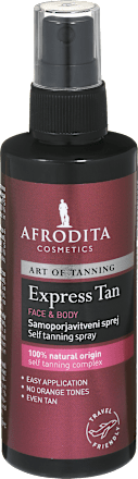 Samoporjavitveni sprej za telo in obraz Express Tan AFRODITA