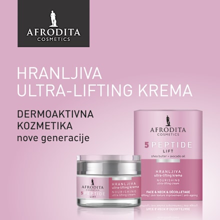 5 PEPTIDE hranjiva krema za lice AFRODITA