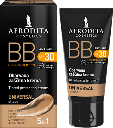 BB 5u1 anti-age tonirana krema za lice SPF 30 – Universal Shade AFRODITA