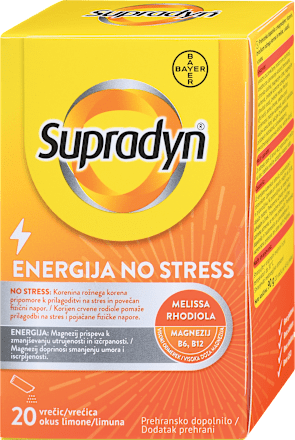 Prehransko dopolnilo Energija No Stress Supradyn