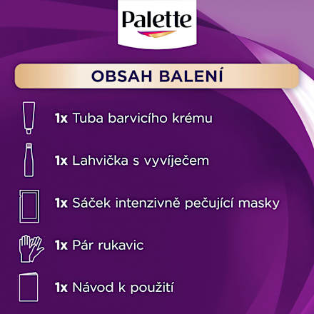 barva na vlasy 4-0 Středně hnědý Palette INTENSIVE COLOR CREME