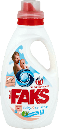 Baby & sensitive tečni deterdžent za pranje veša – s aloe verom FAKS