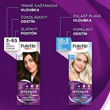 barva na vlasy 7-0 Středně plavý Palette INTENSIVE COLOR CREME