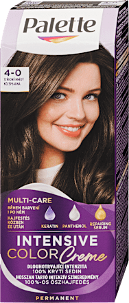 Tartós hajfesték, középbarna 4-0 Palette INTENSIVE COLOR CREME