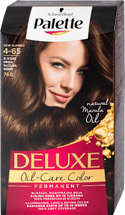 Boja za kosu – 4-65 blistavo smeđa Palette DELUXE