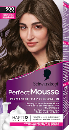 Боя за коса - Nr. 500 (5-0) Schwarzkopf Perfect Mousse
