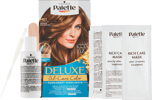 barva na vlasy Super melír ME1 Palette DELUXE