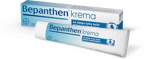 Krema za njegu suhe kože sklone nadražajima Bepanthen
