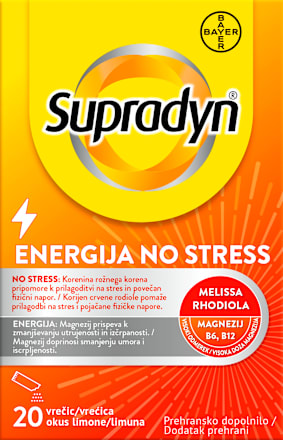 Prehransko dopolnilo Energija No Stress Supradyn