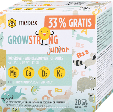 Prehransko dopolnilo GROWSTRONG Junior Medex