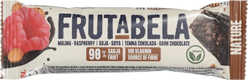 Sadno žitna ploščica Nature malina soja  FRUTABELA
