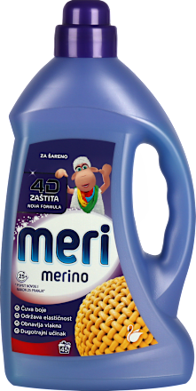 Tekući deterdžent za šareno rublje, 45 pranja meri merino