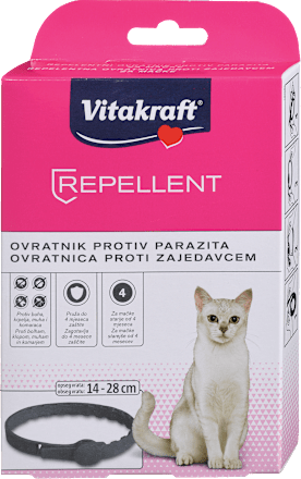 Repelentna ovratnica proti zajedavcem, 35 cm, za mačke Vitakraft
