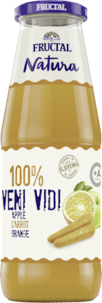 Natura sok od jabuke, pomorandže i šargarepe Fructal