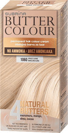 Barva za lase Butter Colour, 1060 Marelično blond SUBRiNA