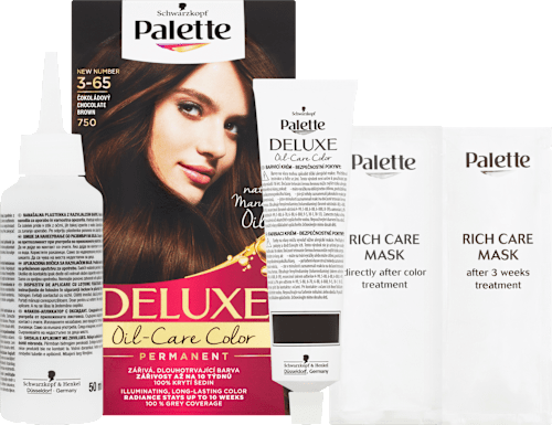 barva na vlasy Čokoládový 3-65 Palette DELUXE