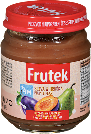 Kašica iz sliv in hrušk, od 4. meseca dalje Frutek
