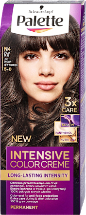 Farba do włosów N4 Jasny Brąz Palette INTENSIVE COLOR CREME