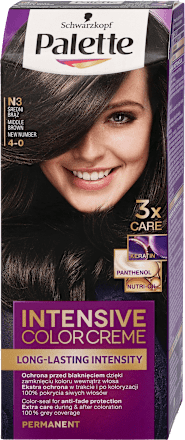 Farba do włosów N3 Średni Brąz Palette INTENSIVE COLOR CREME