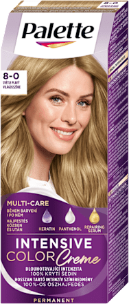 barva na vlasy 8-0 Světle plavý Palette INTENSIVE COLOR CREME