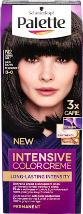 Farba do włosów N2 Ciemny Brąz Palette INTENSIVE COLOR CREME